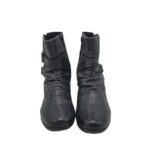 Botine dama Bonita, 39, piele, negru - imagine 3