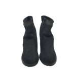 Botine dama , 39, material textil, negru - imagine 3