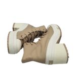 Botine dama Converse, 40, piele, Waterproof, bej, captusite - imagine 4