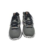 Adidasi barbati Nike React, 42, material textil, gri - imagine 3