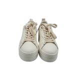 Adidasi dama Twinset, 38, imitatie de piele, piele, alb - imagine 3