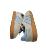 Adidasi barbati Adidas Spezial, 41, piele intoarsa, piele, gri - imagine 4