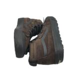 Tenisi barbati Vans, 44, piele intoarsa, maro - imagine 4