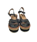 Sandale dama Mtng, 41, imitatie de piele, negru - imagine 3