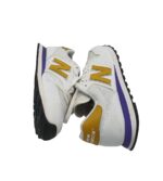 Adidasi dama New Balance, 40, imitatie de piele, material textil, alb - imagine 4