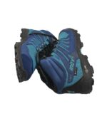 Ghete dama Inov, 37, imitatie de piele, material textil, GoreTex, albastru - imagine 4