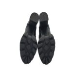 Botine dama Queen Tina 38, imitatie de piele, negru - imagine 5