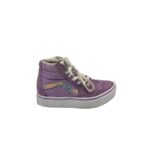 Tenisi copii Vans, 31, piele intoarsa, material textil, mov