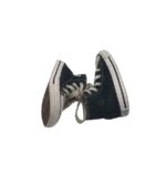 Tenisi copii Converse, 23, material textil, negru - imagine 4