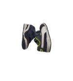 Adidasi copii Puma, 24, piele intoarsa, negru alb - imagine 4