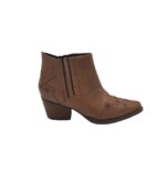 Botine dama Find, 36, piele, maro