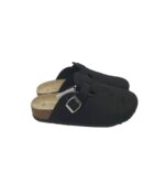 Saboti barbati Comfort,  material textil, negru
