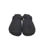 Saboti barbati Comfort,  material textil, negru - imagine 3