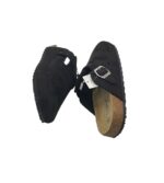 Saboti barbati Comfort,  material textil, negru - imagine 4
