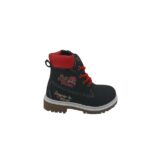 Ghete copii Lol,  imitatie de piele, negru rosu