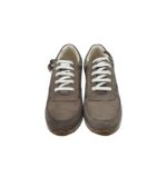 Adidasi dama Lederfaktur, piele, gri - imagine 3
