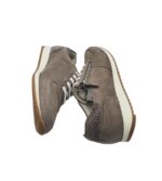 Adidasi dama Lederfaktur, piele, gri - imagine 4
