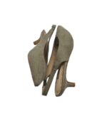 Pantofi dama Corina,  material textil, gri - imagine 4