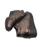 Botine  dama V&D,  imitatie de piele, bronz-maro - imagine 4