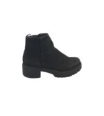 Botine dama Schuh, 38, piele intoarsa, negru