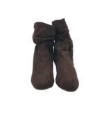 Botine dama  Sds, 38, material textil, maro - imagine 3
