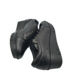 Pantofi dama V&D,  imitatie de piele, negru , Fermoar și Șiret - imagine 4
