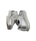 Adidasi dama Vatineris,  imitatie de piele, argintiu - imagine 4