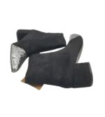 Botine  dama Corina,  material textil, visisniu (copie) - imagine 4