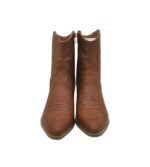 Botine dama Duffy,  imitatie de piele, maro deschis - imagine 3