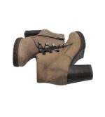 Botine dama Marco Tozzi, 38, piele, bej - imagine 4