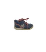 Adidasi copii Superfit, 25, piele intoarsa, albastru roz