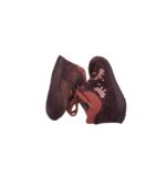 Adidasi copii Superfit, 23, piele intoarsa, maro - imagine 4