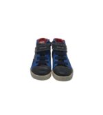 Adidasi copii Geox, 24, piele, albastru negru - imagine 3
