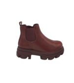 Botine dama Franco Banetti,  imitatie de piele, maro