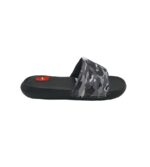 Slapi barbati Nike Victori One Slide Print, imitatie de piele, gri