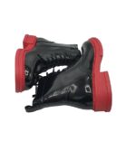 Ghete dama My♥U 40, imitatie de piele, negru lacuit - imagine 4