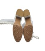 Cizme dama My♥U 36, imitatie de piele, material textil, alb - imagine 5