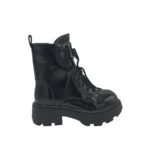 Ghete dama My♥U 35, imitatie de piele, negru