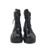 Ghete dama My♥U 35, imitatie de piele, negru - imagine 3