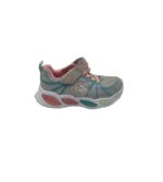 Adidasi copii Skechers, 28, material textil, gri albastru - imagine 6