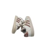 Adidasi copii Adidas 25, imitatie de piele, alb - imagine 4