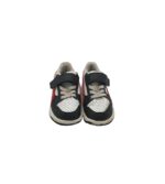 Adidasi copii Puma, 24, imitatie de piele, negru alb - imagine 3