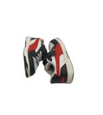 Adidasi copii Puma, 24, imitatie de piele, negru alb - imagine 4