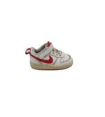 Adidasi copii Nike, 23, imitatie de piele, piele, alb rosu