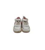 Adidasi copii Nike, 23, imitatie de piele, piele, alb rosu - imagine 3