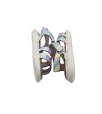 Sandale copii Next, 30.5, imitatie de piele, argintiu - imagine 4