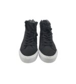 Tenisi dama Pier One, 38, imitatie de piele, Imblaniti, negru - imagine 3