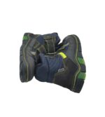 Ghete copii Simpatex, 34, imitatie de piele, material textil, Imblanite, negru albastru - imagine 4