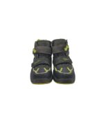 Ghete copii Superfit, 30, piele intoarsa, material textil, GoreTex, negru gri - imagine 3