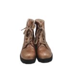 Ghete copii H&M, 30, imitatie de piele, bej, captusite - imagine 3